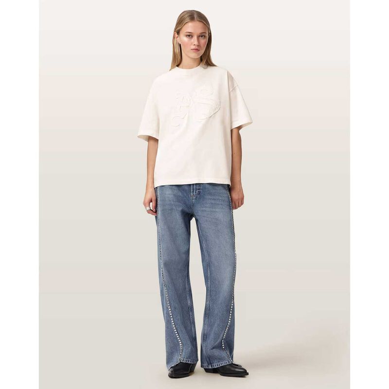 AllSaints Insignia Oversized Etta Tee image number 3